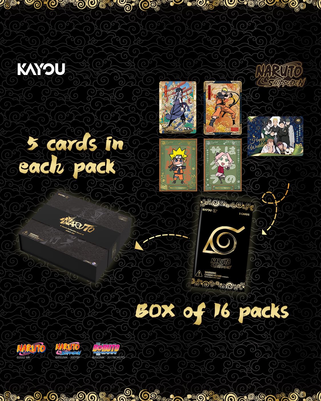 Amazon.com: Kayou Naruto-Smriti Collectible Cards-Ninja Age